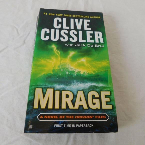 Lot of 3 Clive Cussler PB Valhalla Rising Dirk Pitt Kingdom Fargo Mirage Oregon - Picture 5 of 10